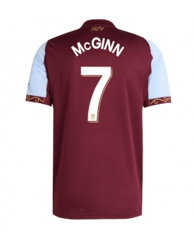 Aston Villa John McGinn #7 Maglia Gara Casa Repliche 2025-26 Maniche Corte